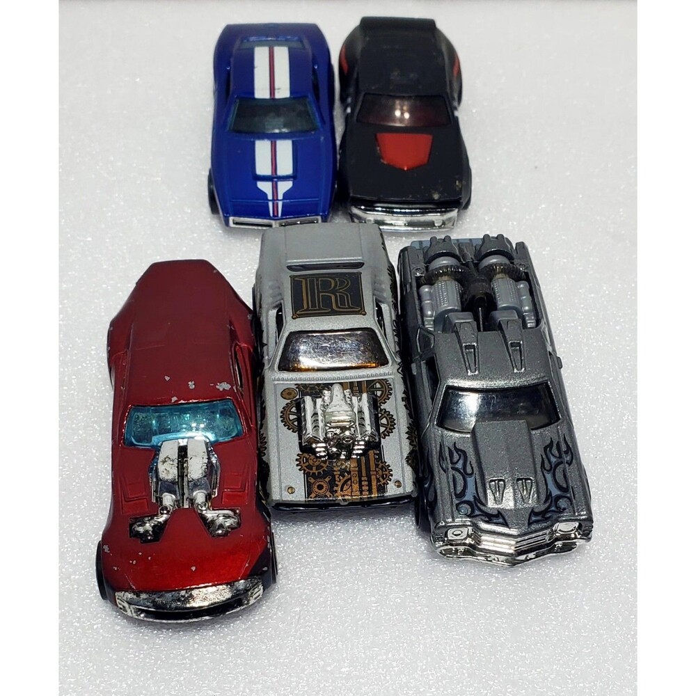 Mattel Hot Wheels Muscle Car Lot of 5 – El Camino, Rodger Dodger, Custom Otto